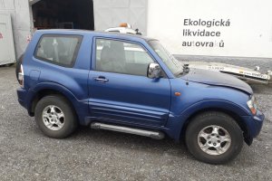 Mitsubishi Pajero 3.2DID 121kW modrá metalíza 3dv CZ